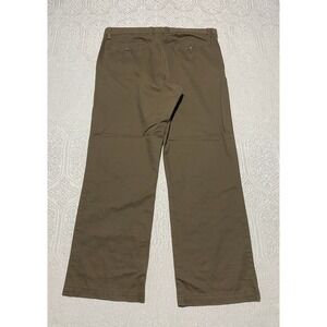 Old Navy Straight Khakis Pants Mens 36x30 Brown Cotton Casual Office